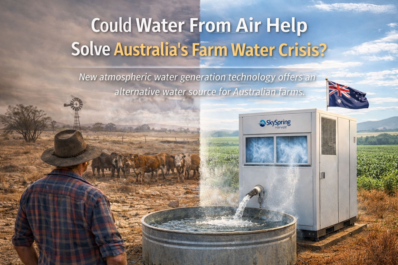 Could Water From Air Help Solve Australia’s Farm Water Crisis?